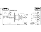 Master Cylinder - 5/8" Bore, inline