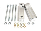 Corolla/Celica Front Frame Spacers, 2.0" Aluminum with bolts