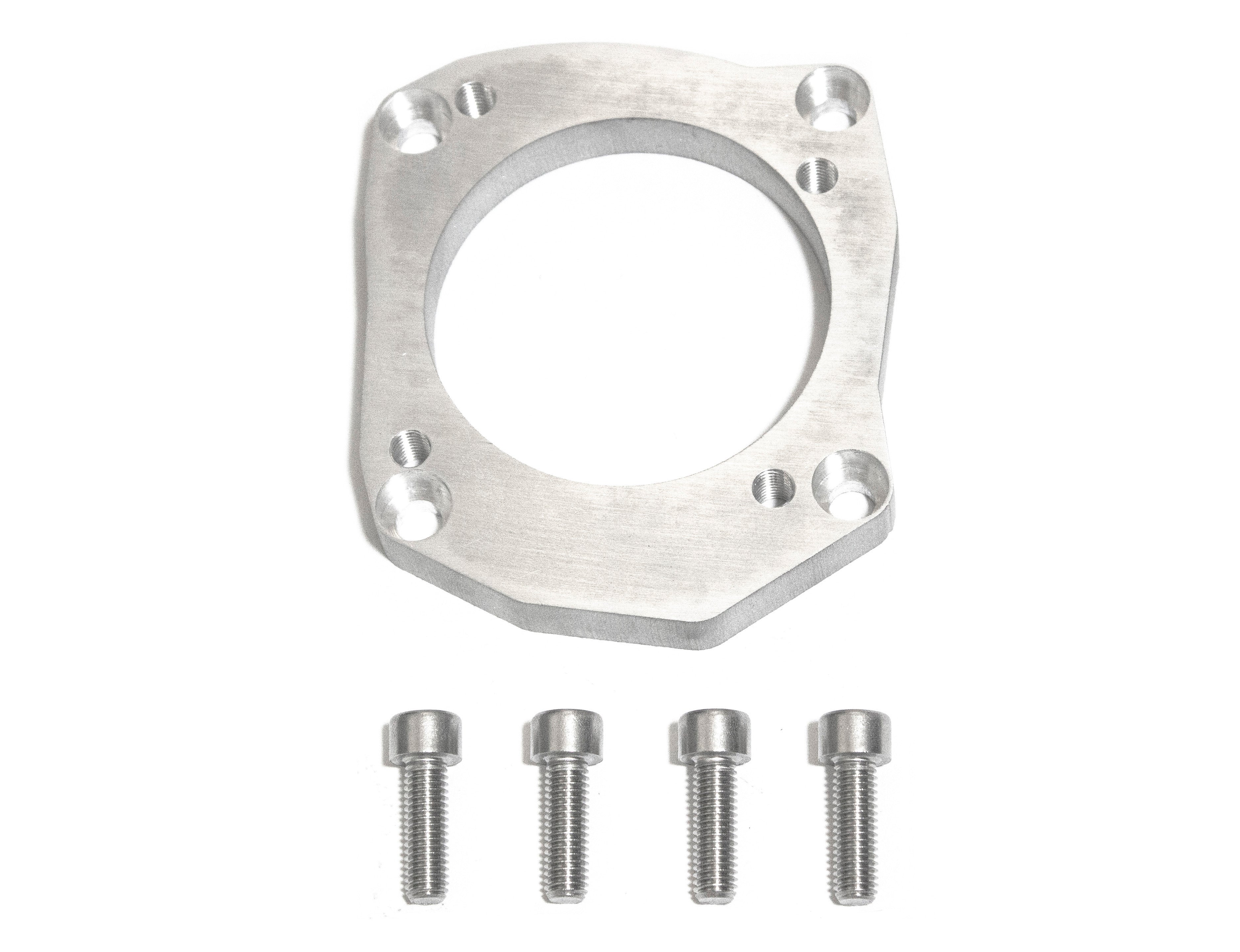Honda K series Cable Drive throttle body on to Q45 Plenum adapter flange.