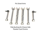 JZX90/100 Rear Adjustable Arms - Pro Street - Chrome