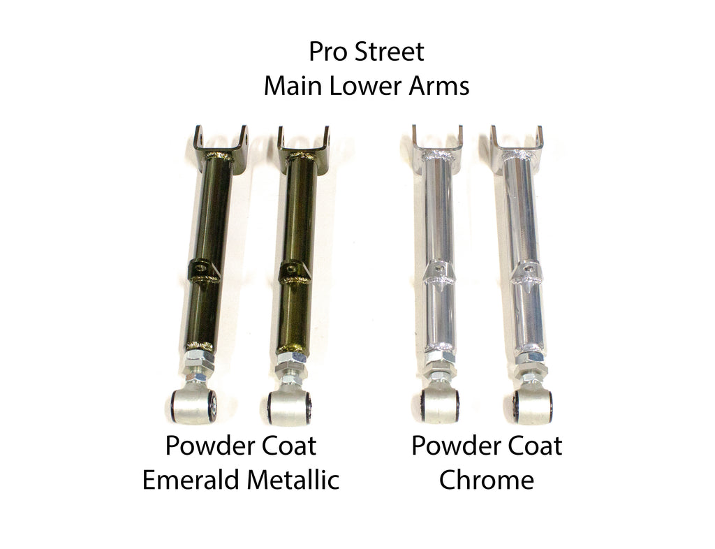 JZX90/100 Rear Adjustable Arms - Pro Street - Chrome