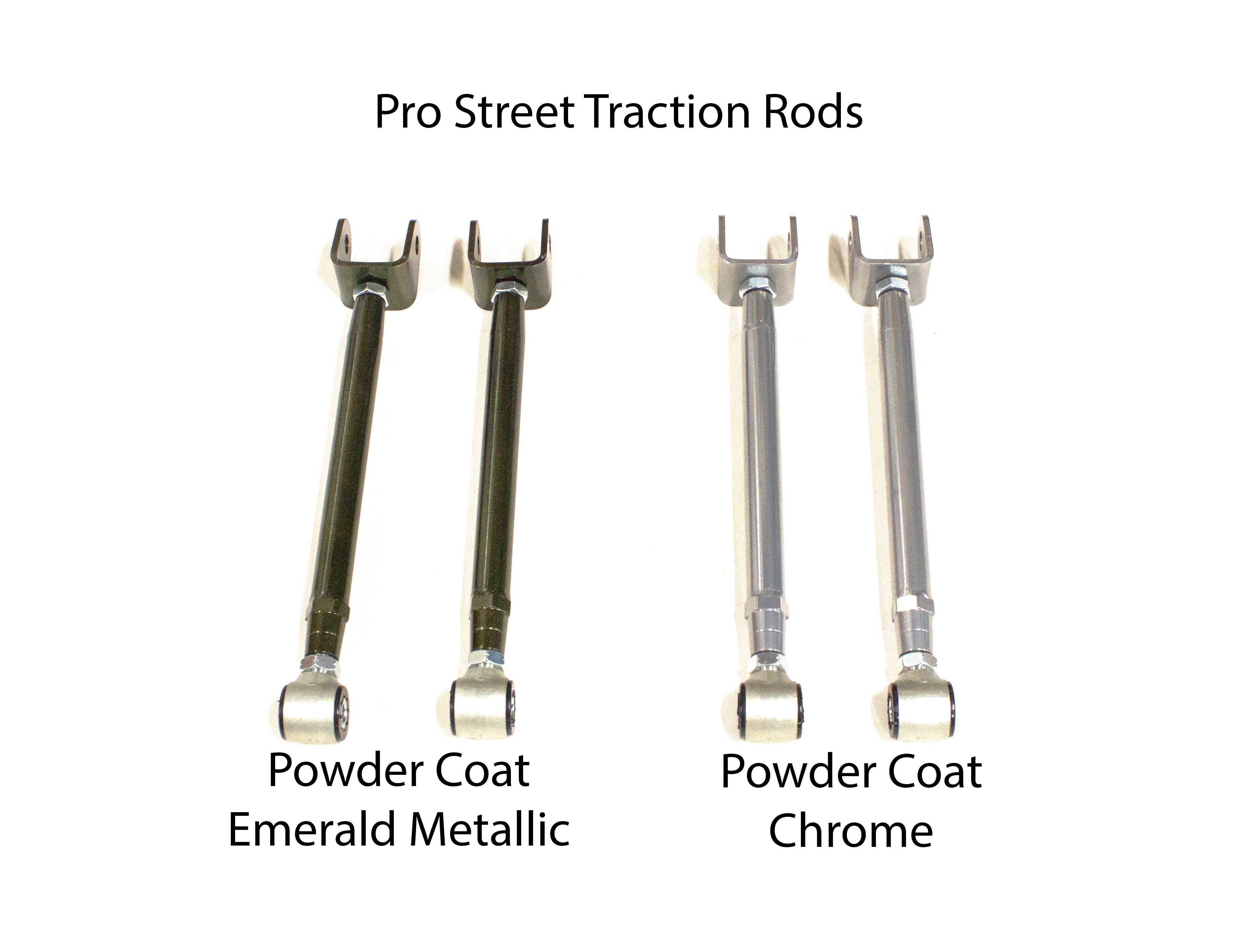 JZX90/100 Rear Adjustable Arms - Pro Street - Chrome