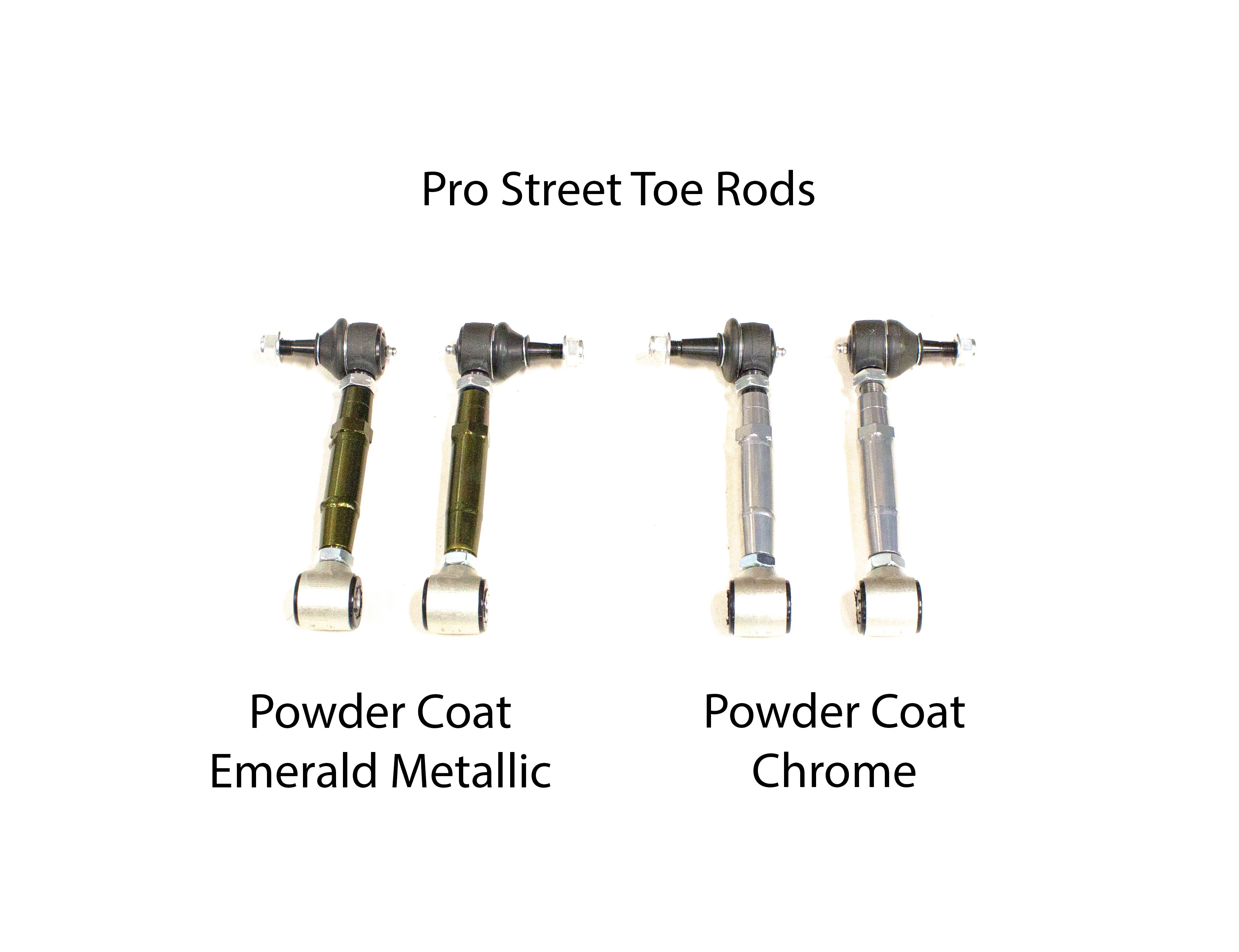 JZX90/100 Rear Adjustable Arms - Pro Street - Chrome