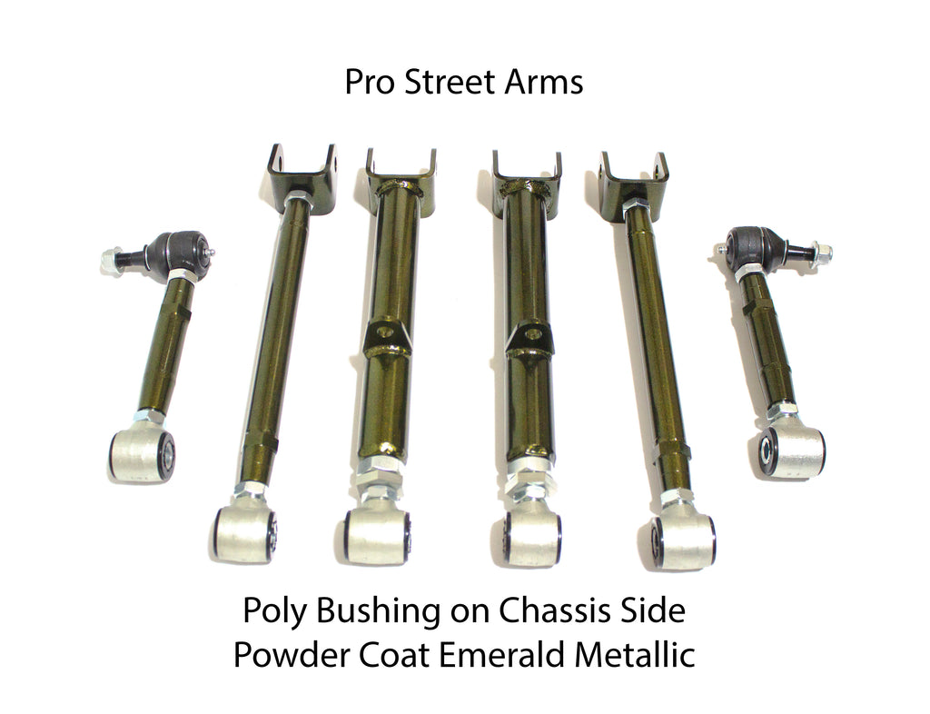 Brazos traseros ajustables JZX90/100 - Pro Street - Esmeralda 