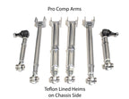 JZX90/100 Rear Adjustable Arms - Pro Comp - Chrome