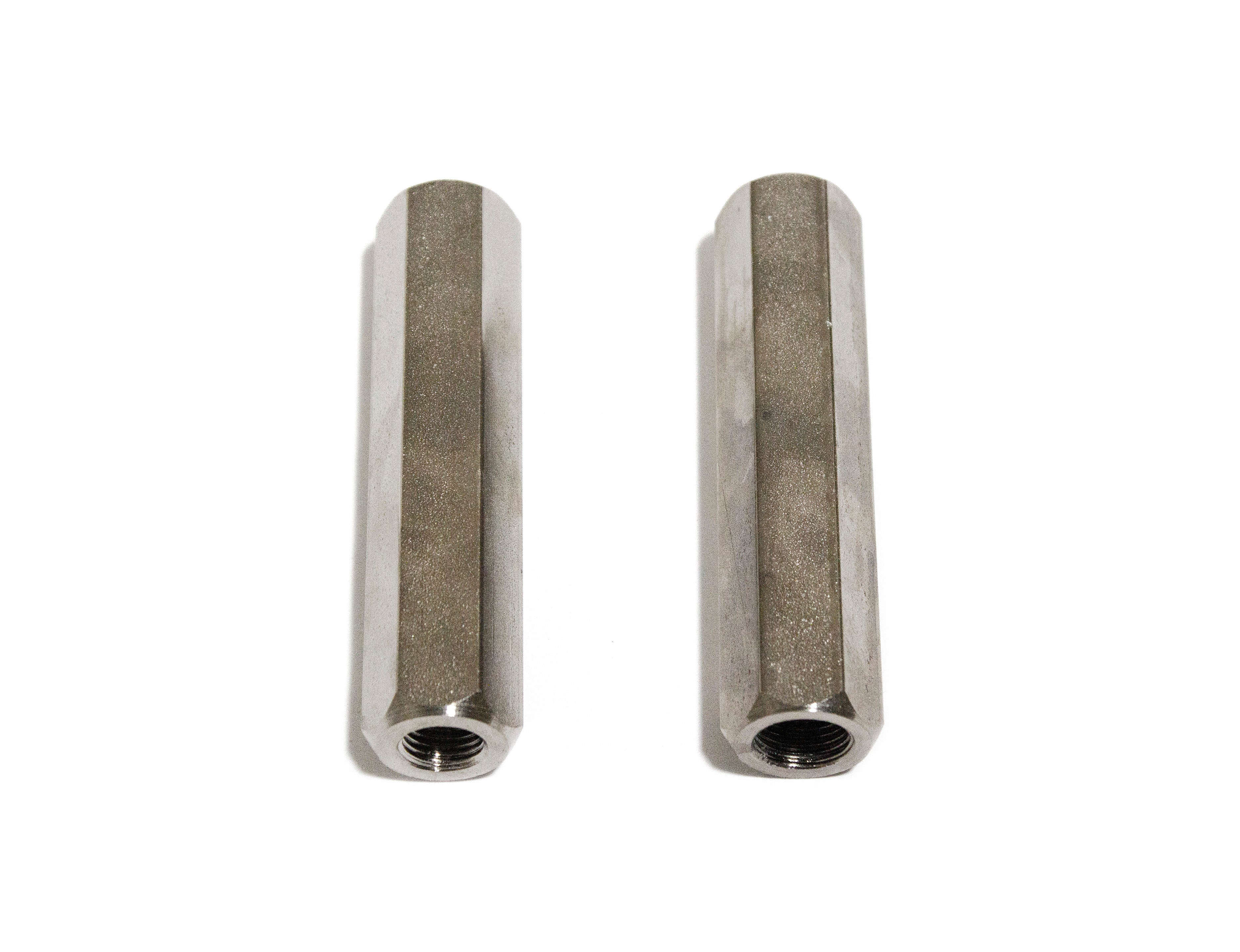 Toyota MX chassis Heim Tie Rod adapters-Longer Length **HEX COUPLING ONLY**