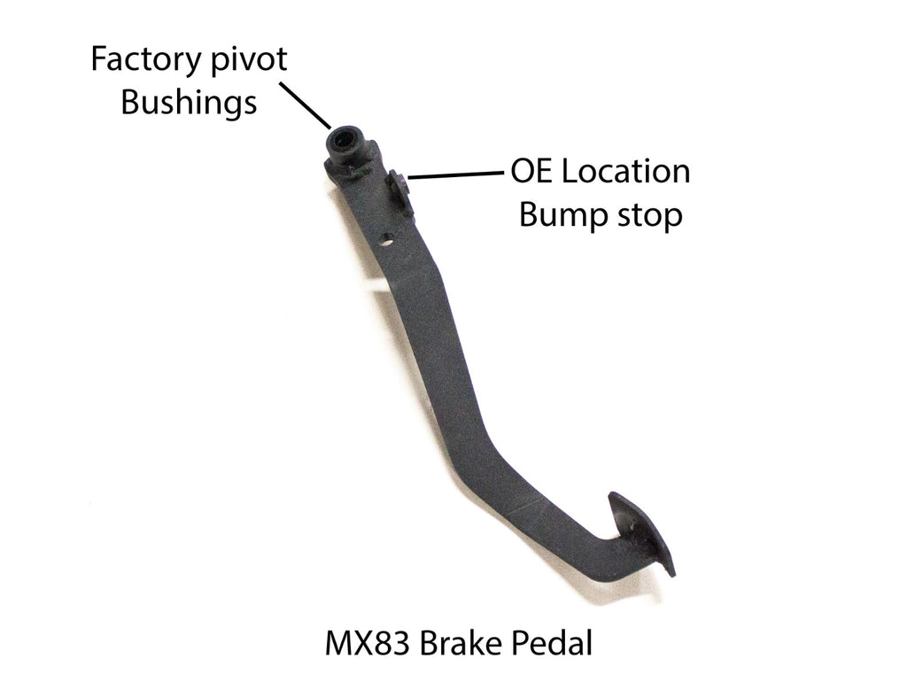 Pedales de freno y piezas MX83