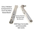 MX83 Front Lower Control Arms - Chrome