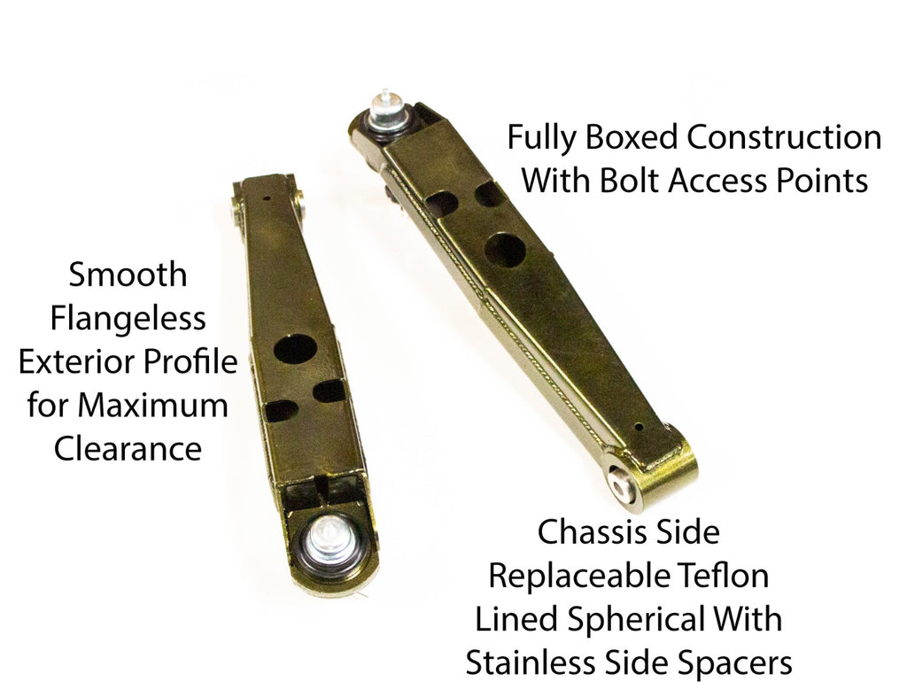 MX83 Front Lower Control Arms - Emerald