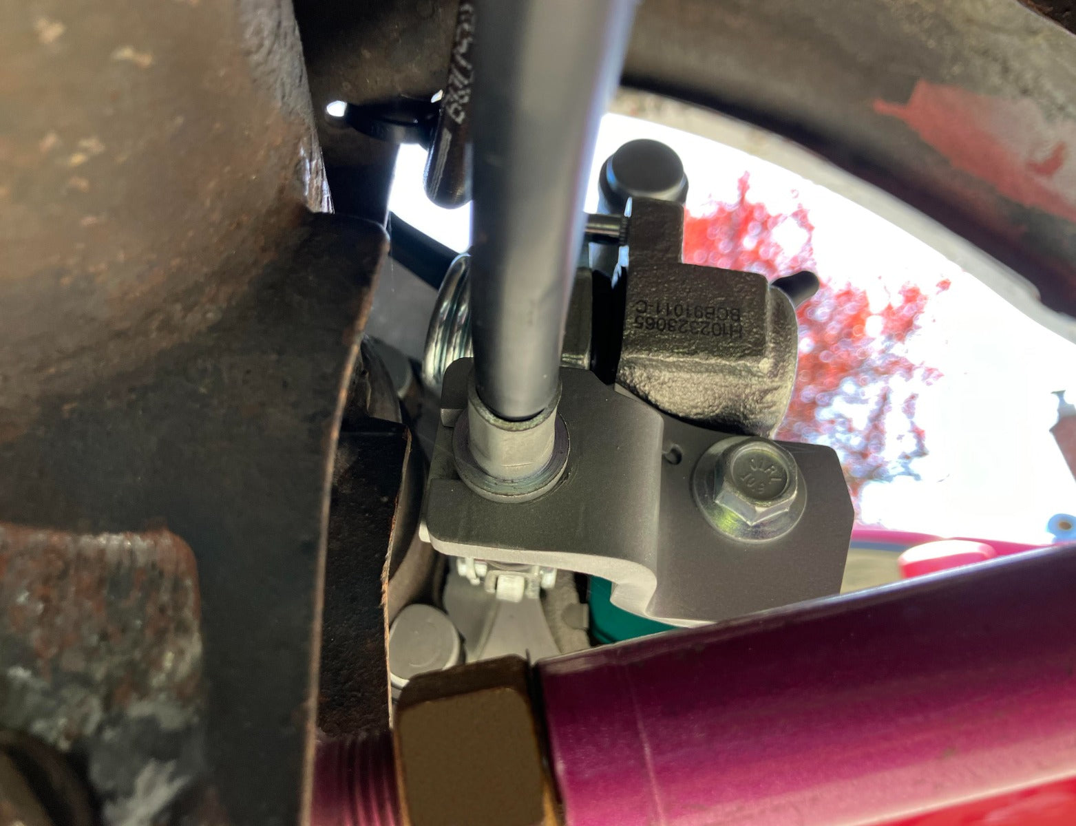 AE86 Parking Brake Cable Mount Tabs