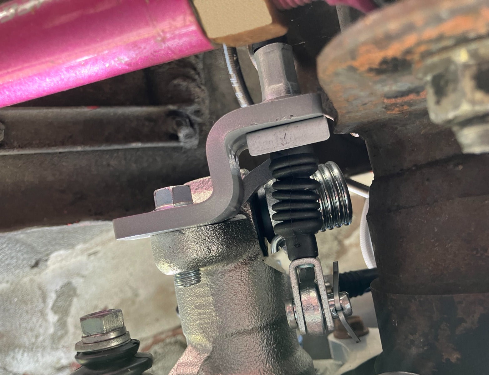 AE86 Parking Brake Cable Mount Tabs