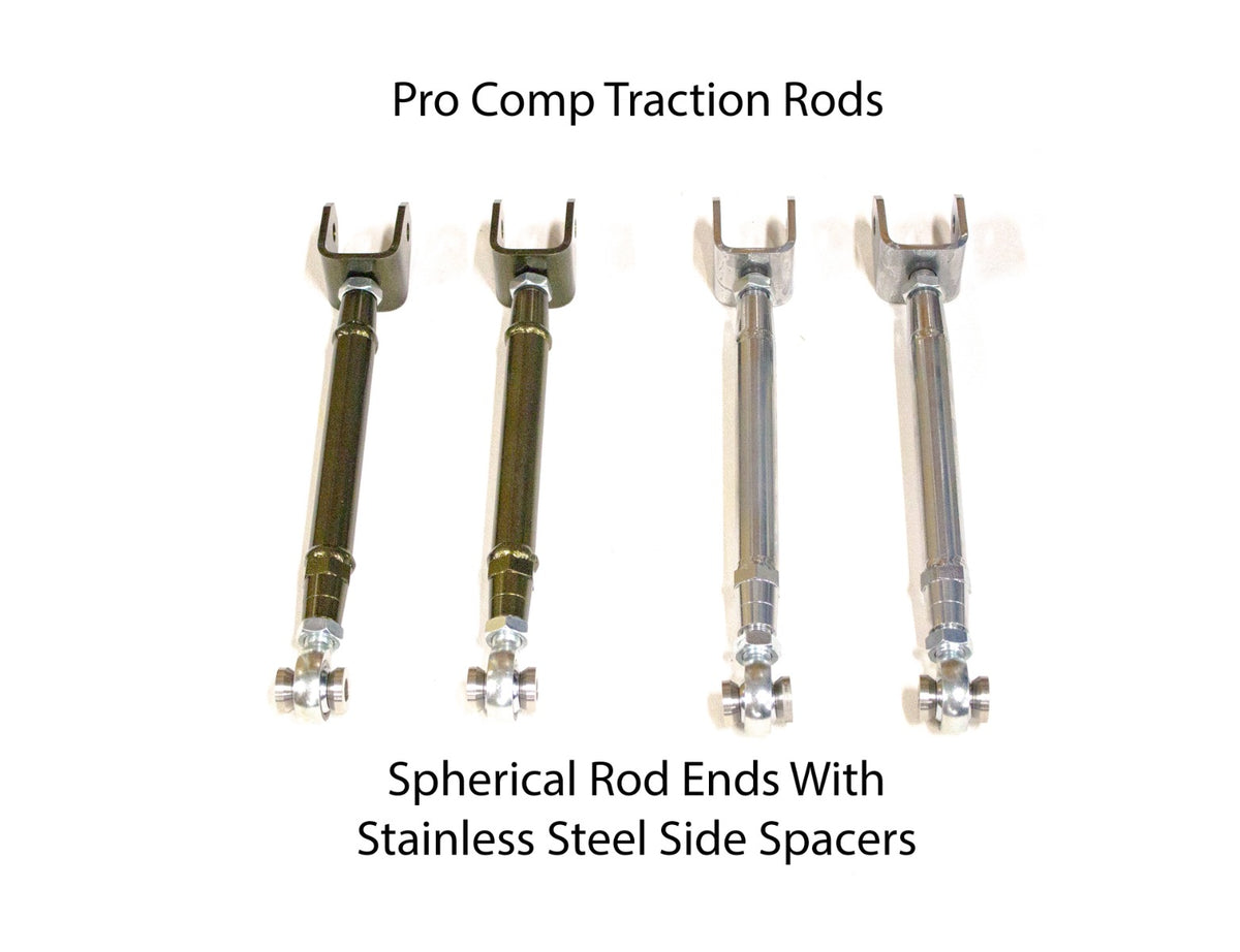 Tomstraction Rods Traction Rod - Pro Comp - Chrome – Xcessive Manufacturing