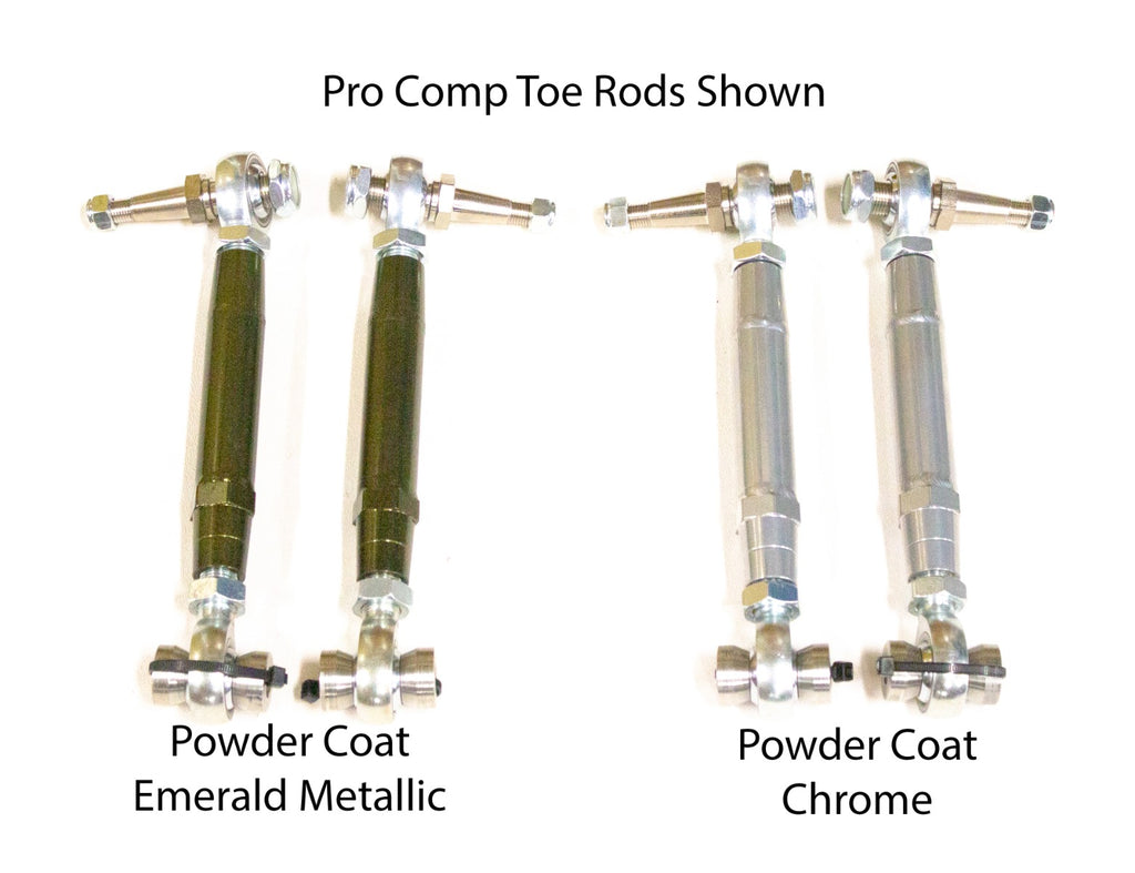 Toe Rods - Pro Comp - Chrome – Xcessive Manufacturing