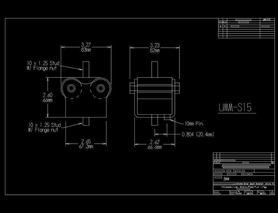 Urethane Motor Mount -- Series 15