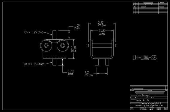 Urethane Motor Mount - UH-UMM-S5